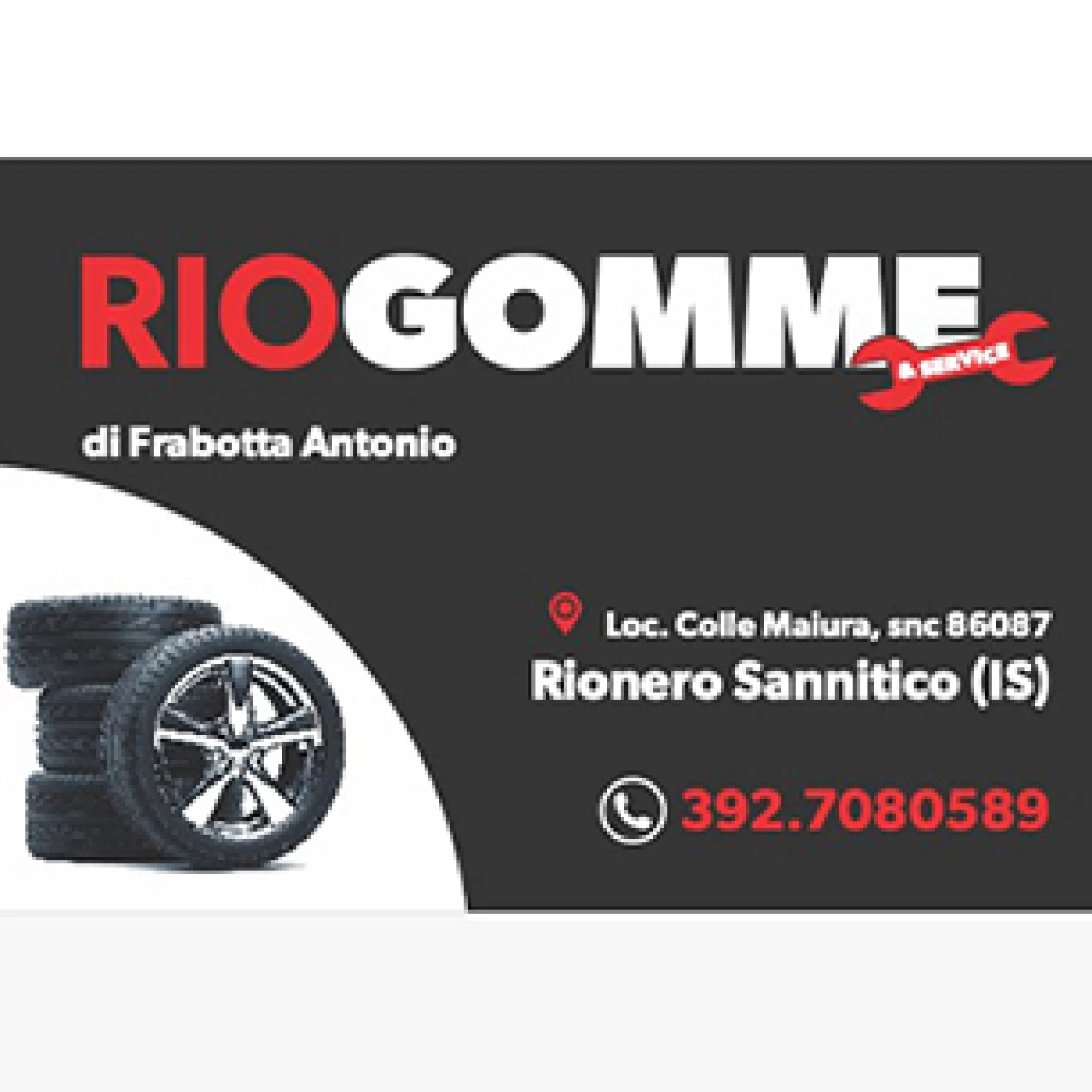 Banner Rio Gomme 306 per 306 pixel